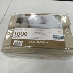 Tan 6-Piece Cotton Sheet Set